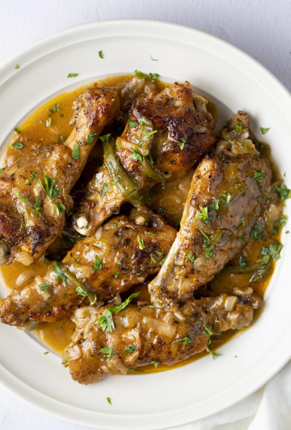 Cajun Braised Turkey Wings/Drums