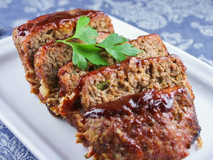 FAMILY MEAL Smokehouse Grilled Meatloaf with Smashed Potatoes