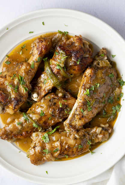 FAMILY MEAL Cajun Braised Turkey Wings/Drums