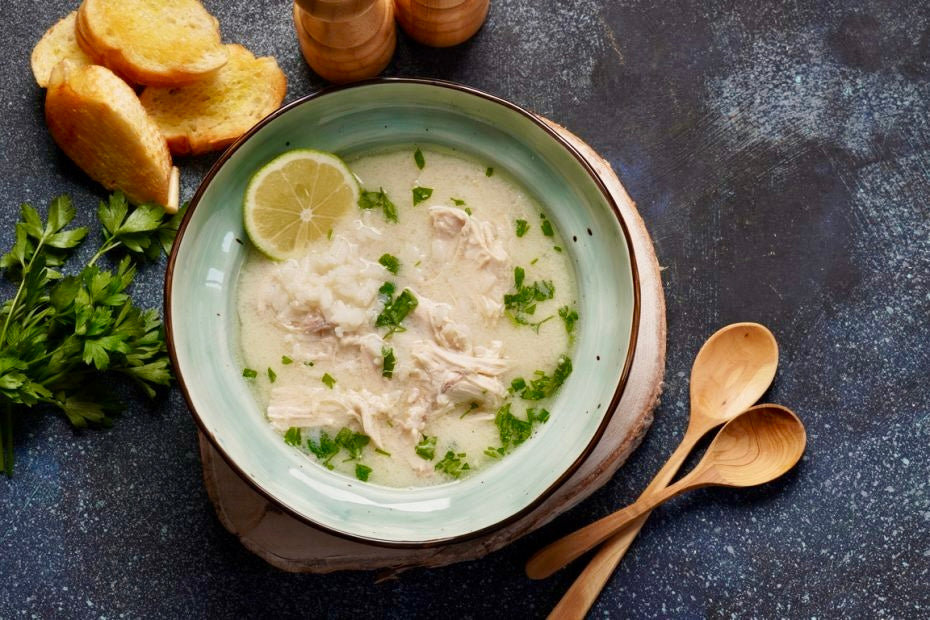 Avgolemono (Greek Lemon Chicken Soup)