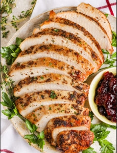 FAMILY MEAL Herb Roasted Turkey Breast Holiday Dinner