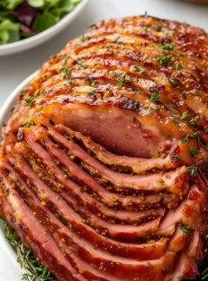 FAMILY MEAL Spiced Honey Glazed Ham Holiday Dinner